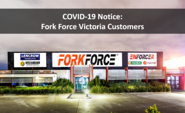 COVID-19 Notice: Fork Force Victoria Customers