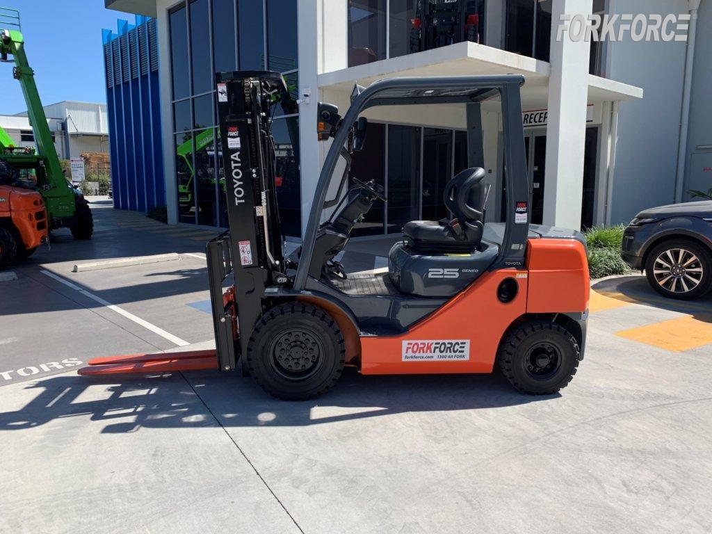 Demo Toyota 2.5T LPG-Petrol Forklift Container Mast
