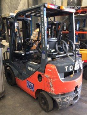 Used Toyota 1.8 Ton LPG Forklifts