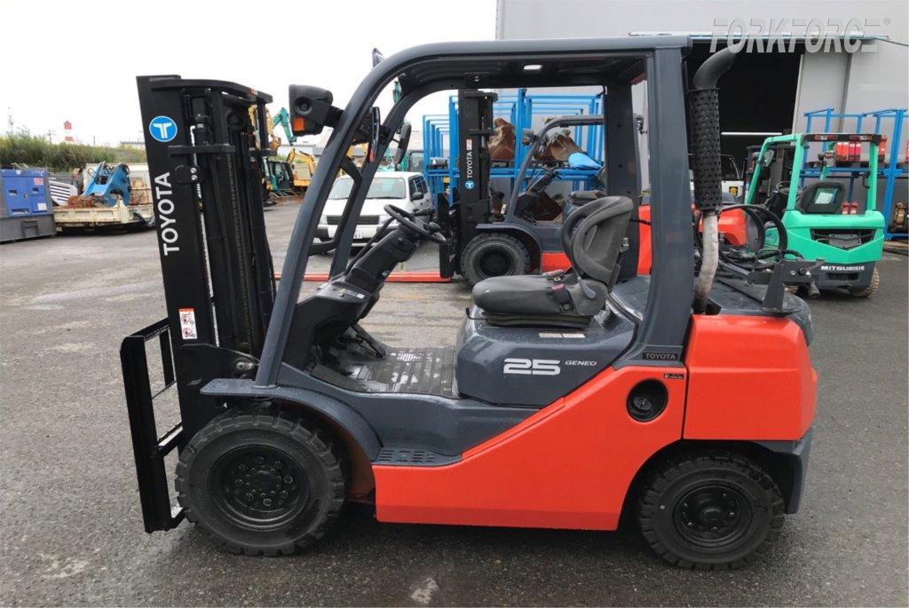 Used Toyota 2.5 Ton LPG-Petrol Forklift