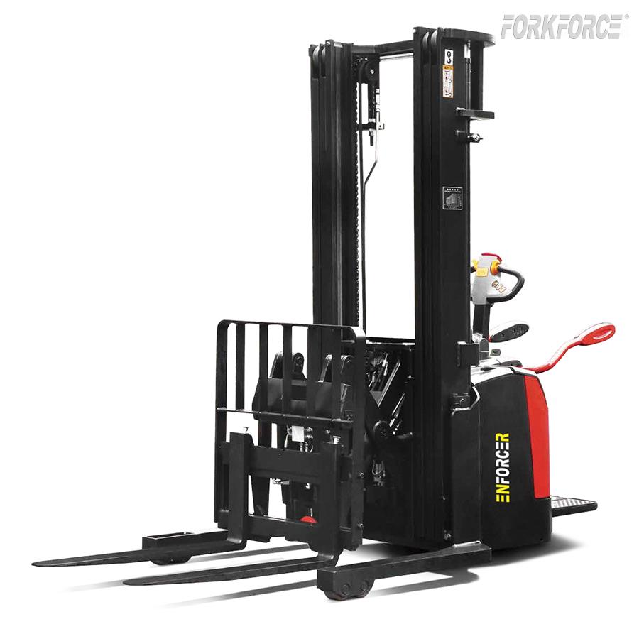 New Enforcer 1.6T Lithium Pantographic Walkie Reach Stacker