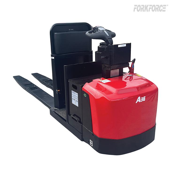 Enforcer 3.6 Ton Lithium Center Rider Pallet Truck