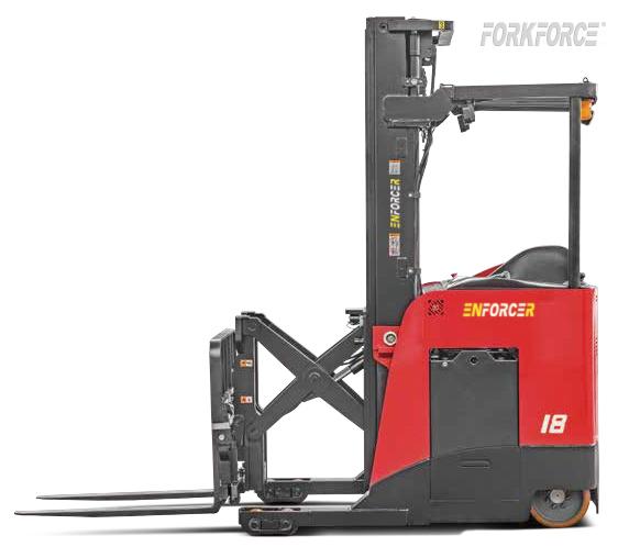 Enforcer 1.8 Ton Battery Electric Narrow Aisle Single Reach Truck