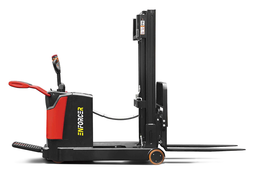 Enforcer Moving Mast Walkie Reach Stacker