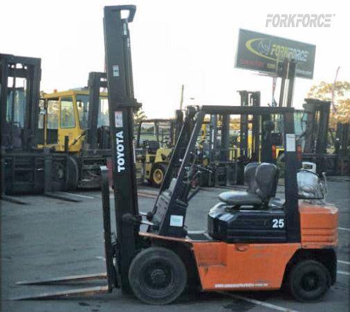 Used Toyota 2.5-Ton LPG Forklift