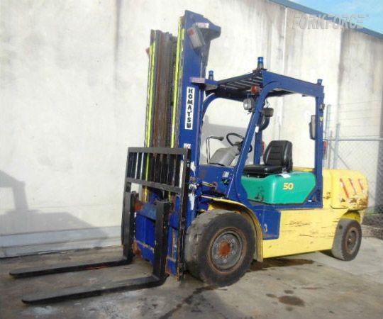 Used Komatsu FD50T 5.0-Ton Diesel Forklift