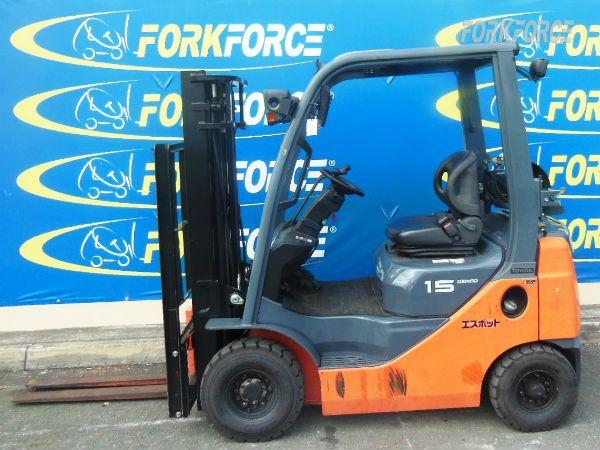 Used Toyota 1.5-Ton LPG-Petrol Forklift
