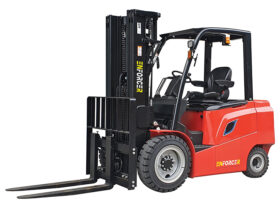 FLBCXE30-08LISE Enforcer 3T Light Duty Lithium Forklift- Front/Side View