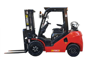 FLGCXT30-01N2WS Enforcer 3T LPG Petrol Forklift- Side View