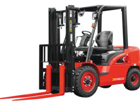 FLGCXT38-08N2US Enforcer 3.8T LPG Petrol Counterbalance Forklift- Front View