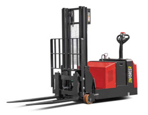 WSBCPE14-07LIVS Enforcer 1.4T Lithium Walkie Counter Balance Forklift- Front/Side View