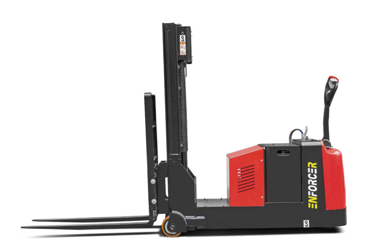 WSBCPE18-08PBVS Enforcer 1.8T Battery Electric Walkie Counterbalance Stacker- Side View