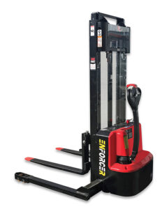WSBSPE10-08PBVE Enforcer 1T Battery Electric Economy Walkie Stacker- Back View