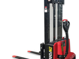 WSBSPE12-08PBVE Enforcer 1.2T Economy Walkie Stacker With Straddle Leg- Back View