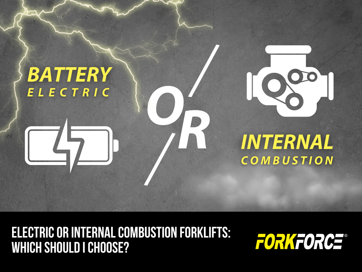 Electric Or Internal Combustion Forklifts: Which Should I Choose?