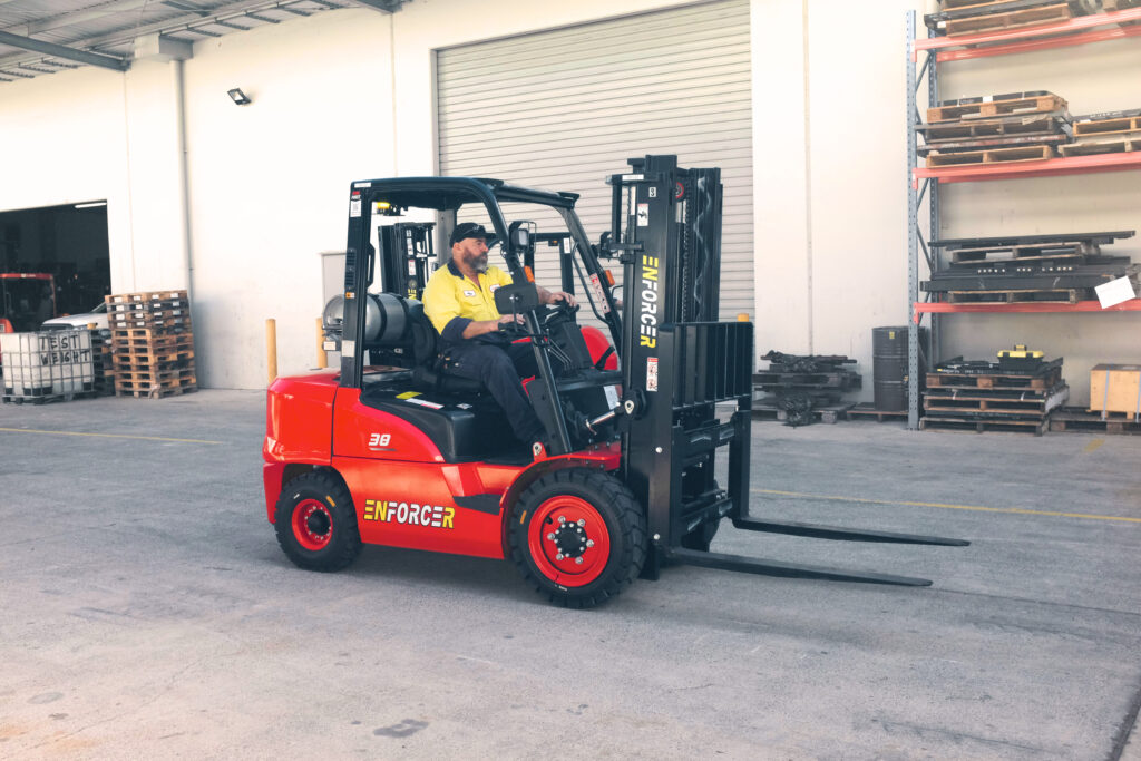 Enforcer LPG Forklift in Use