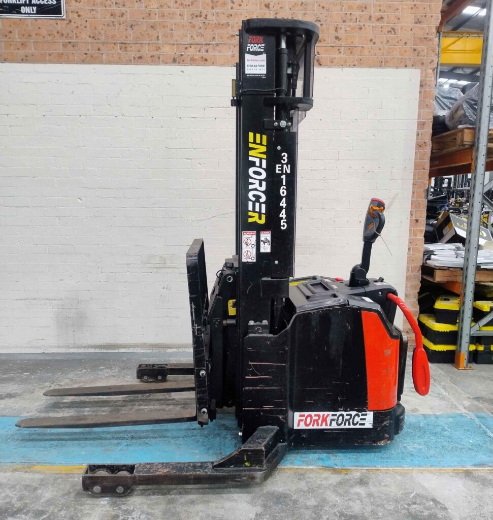 Used Enforcer 1.6T Electric Walkie Reach Stacker