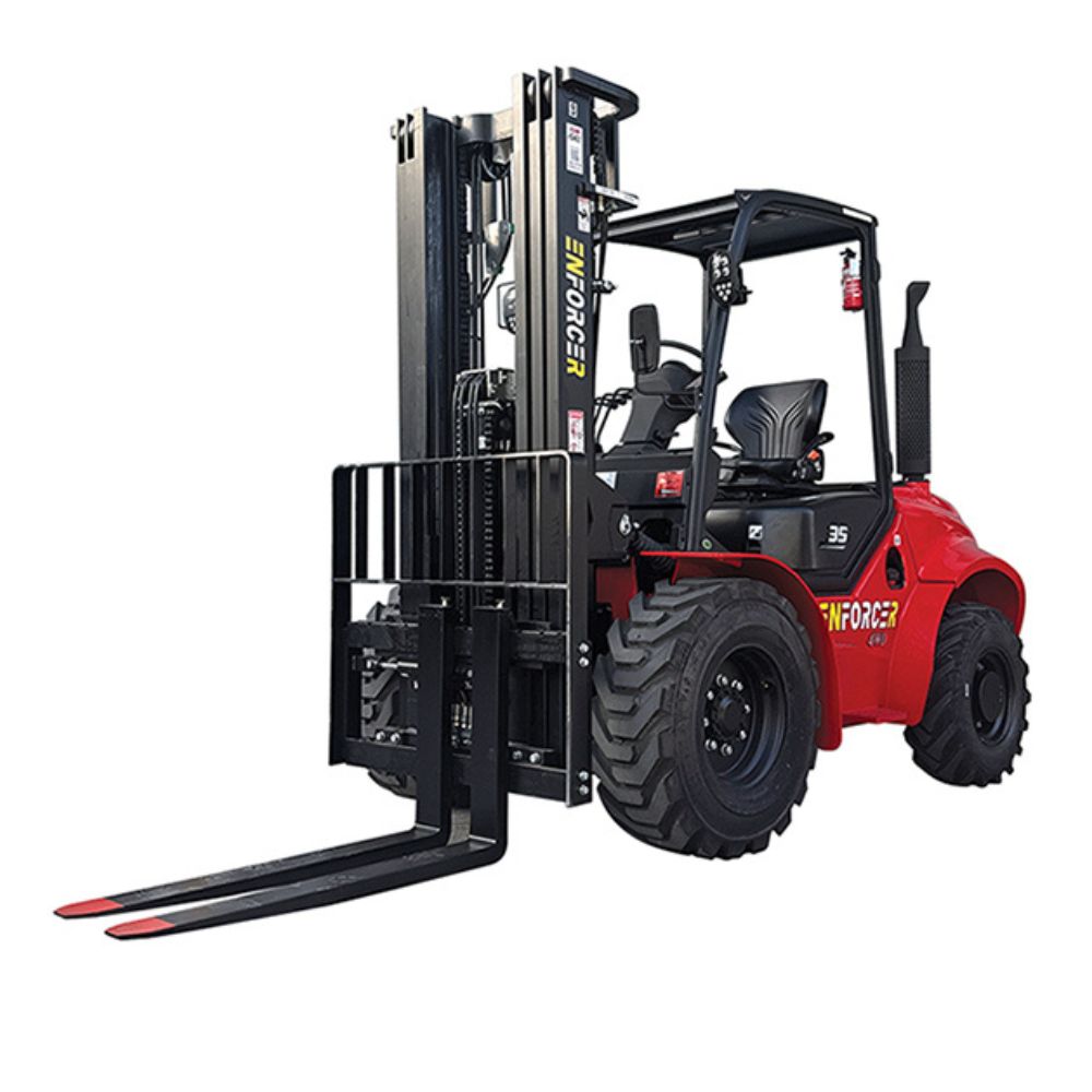 FLDAXF35-08X2XS - Enforcer 3.5T 4WD Rough Terrain Forklift - Front