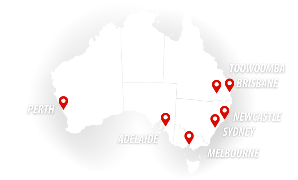 Fork Force Australia Locations Map