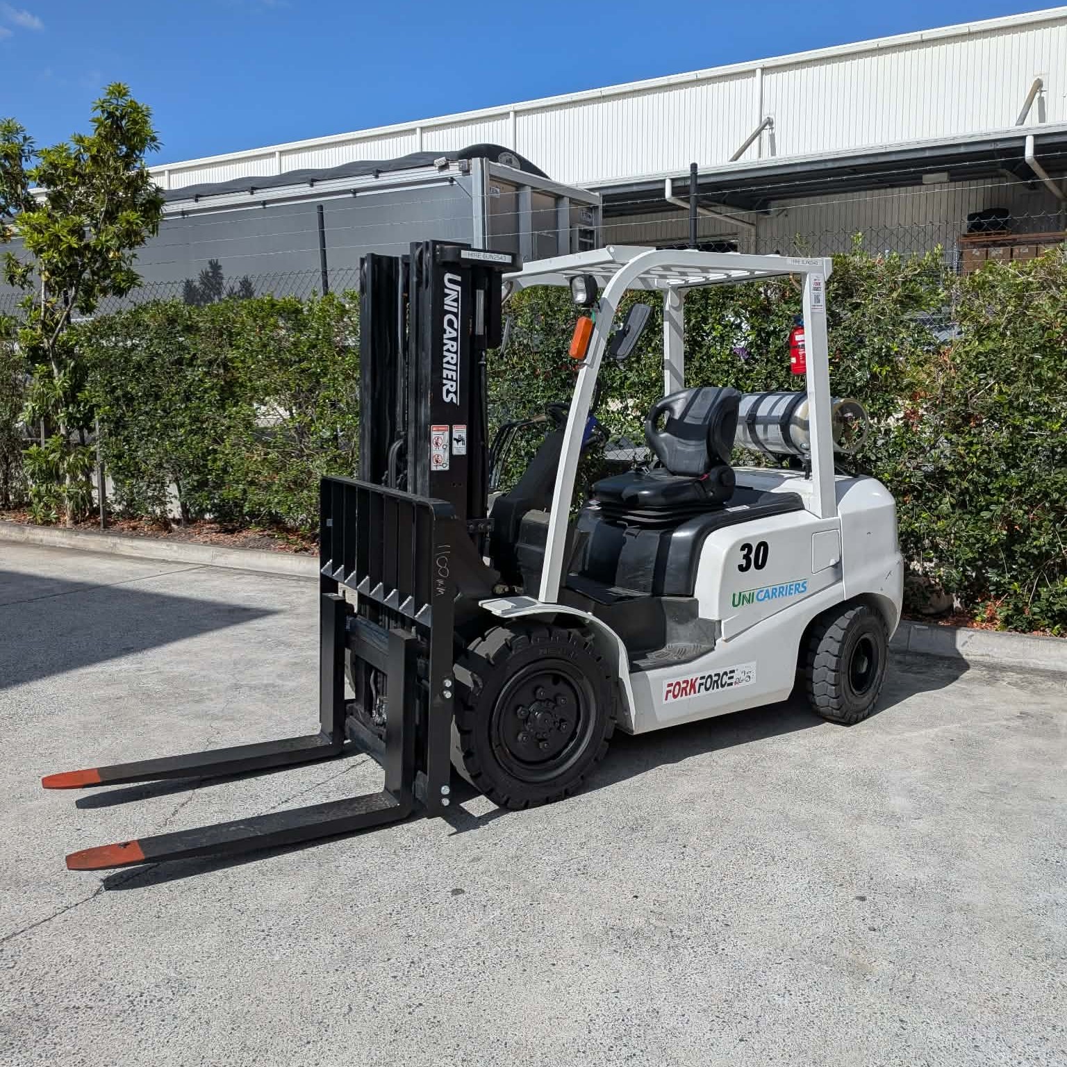 Front View - FG30T3C - UniCarriers 3T LPG Forklift