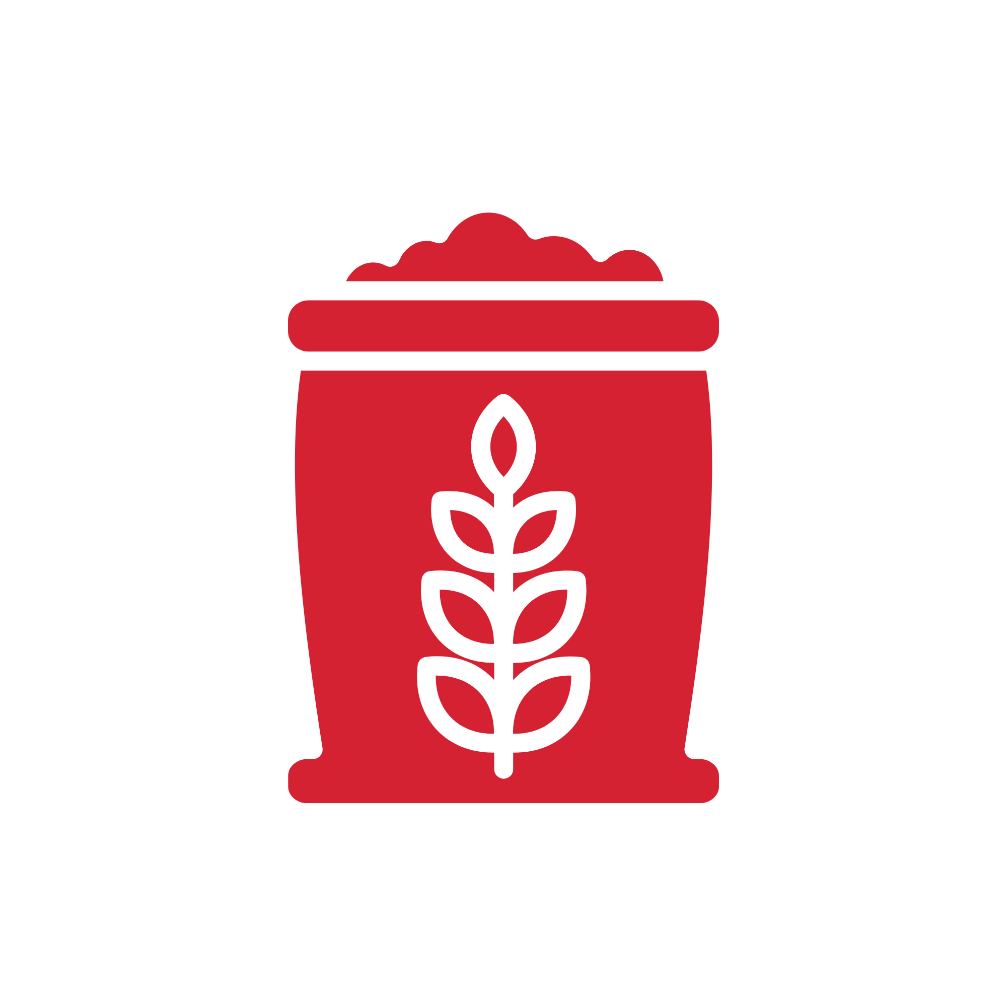 Grain and Livestock Icon Red